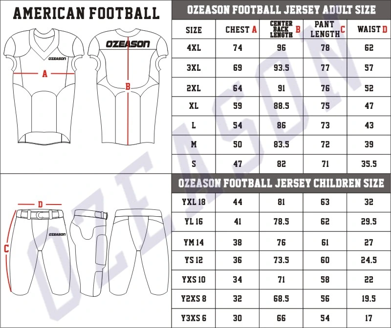 Custom Design College American Football Jerseys Plain White American Practice Football Jersey