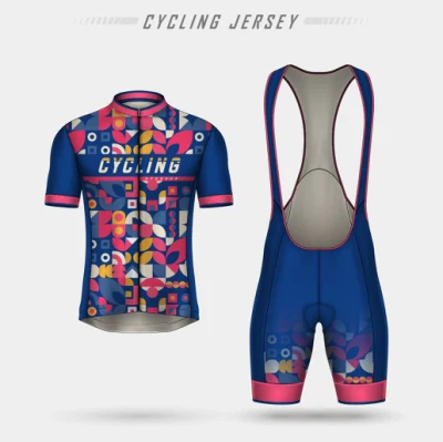 Полностью индивидуальная защита от ультрафиолета, потайная молния 3/4, велосипедная одежда с индивидуальным названием команды и принтом логотипа.